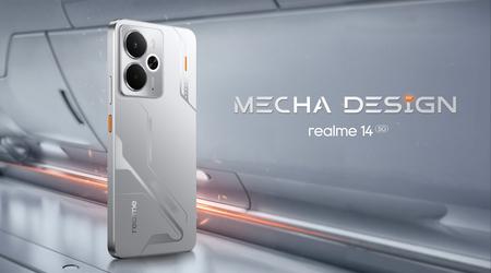 Realme ha revelado detalles del nuevo smartphone Realme 14 5G con diseño Mecha
