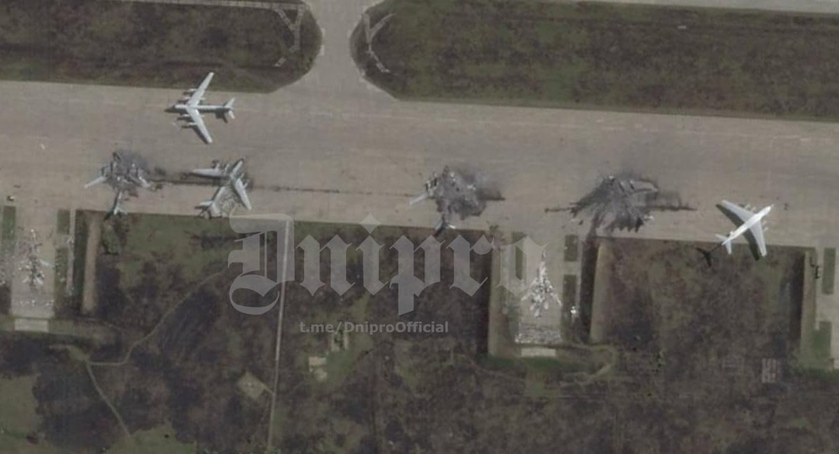 Una mirada al estado de la base aérea de Belaya después de la operación